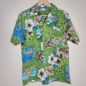 VTG Hukilau Fashions Hawaiian Shirt‎ 70s